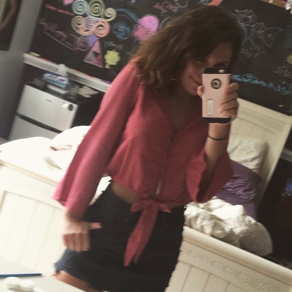 American Eagle Cropped Top